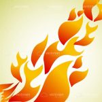 Abstract Fire Flames Background